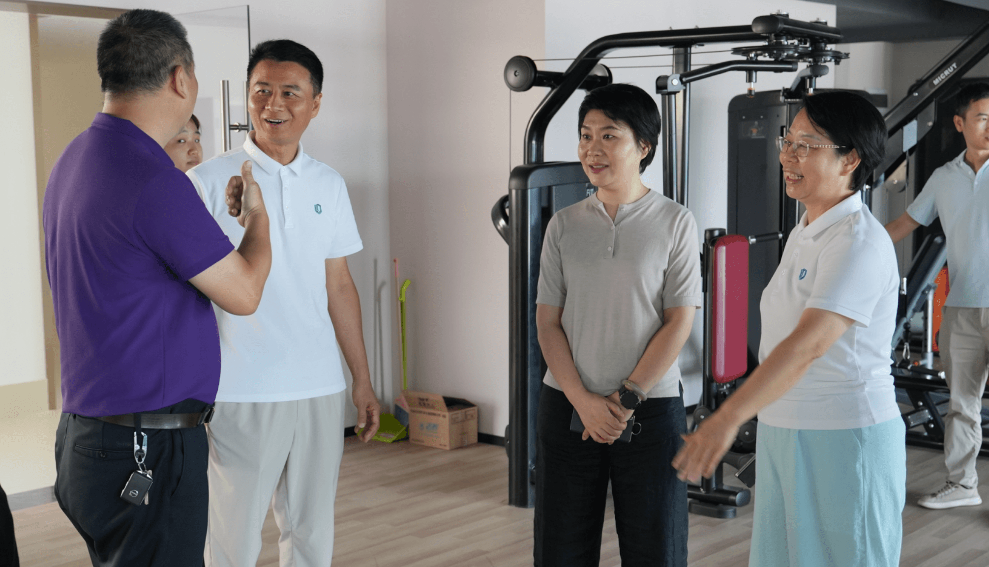 广东省总工会领队领导一行走进朗盾科技开展慰问活动